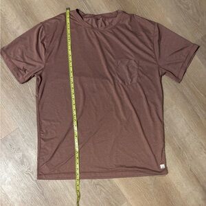 Vuori Dusty Red colored Short Sleeve Tee